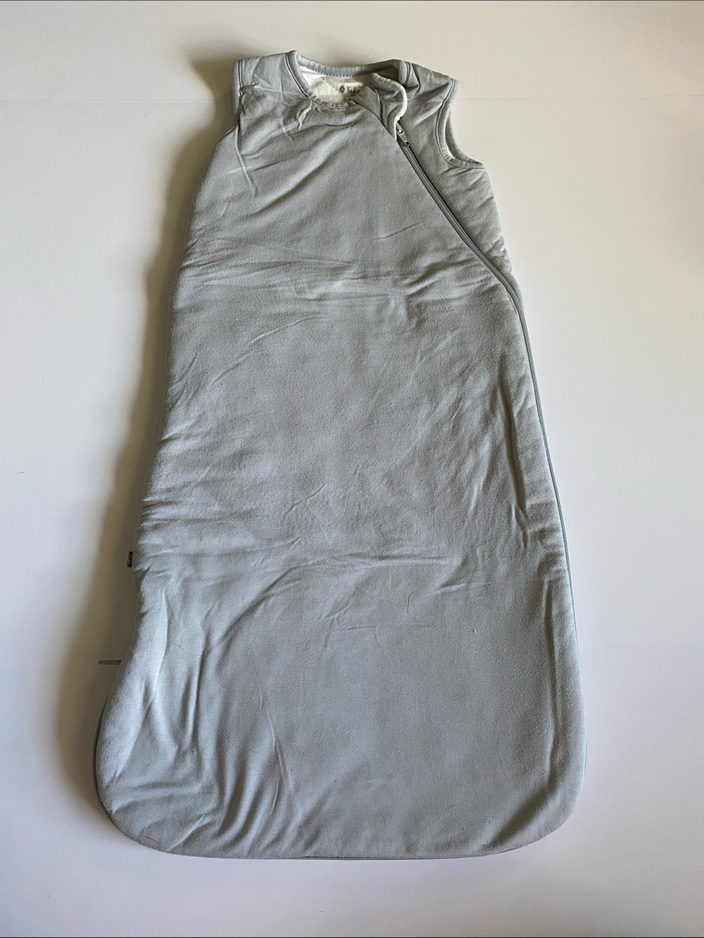 0-6M Kyte BABY Light Gray Sleeveless Bamboo Sleep Sack 2.5 Tog